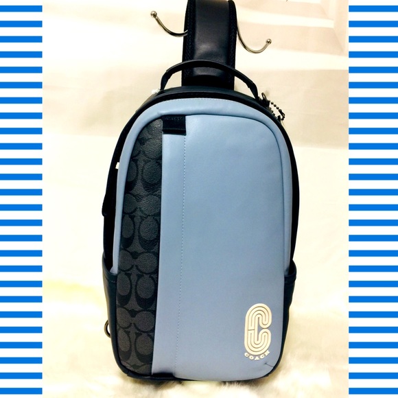 Coach Other - Coach Blue Edge Pack Sling Backpack Crossbody Bag